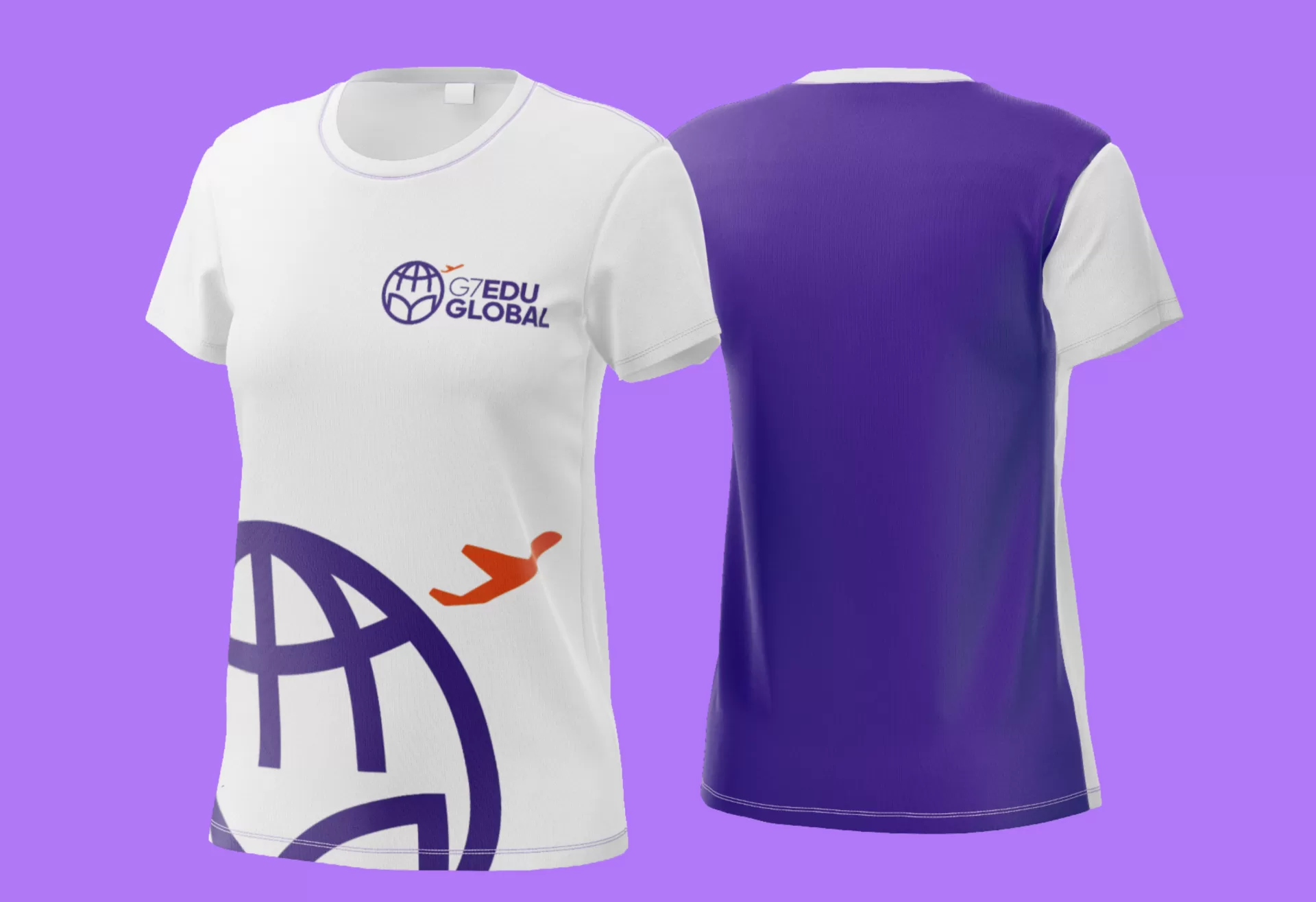 G7 EDU GLOBAL branded merchandise and T-shirt design