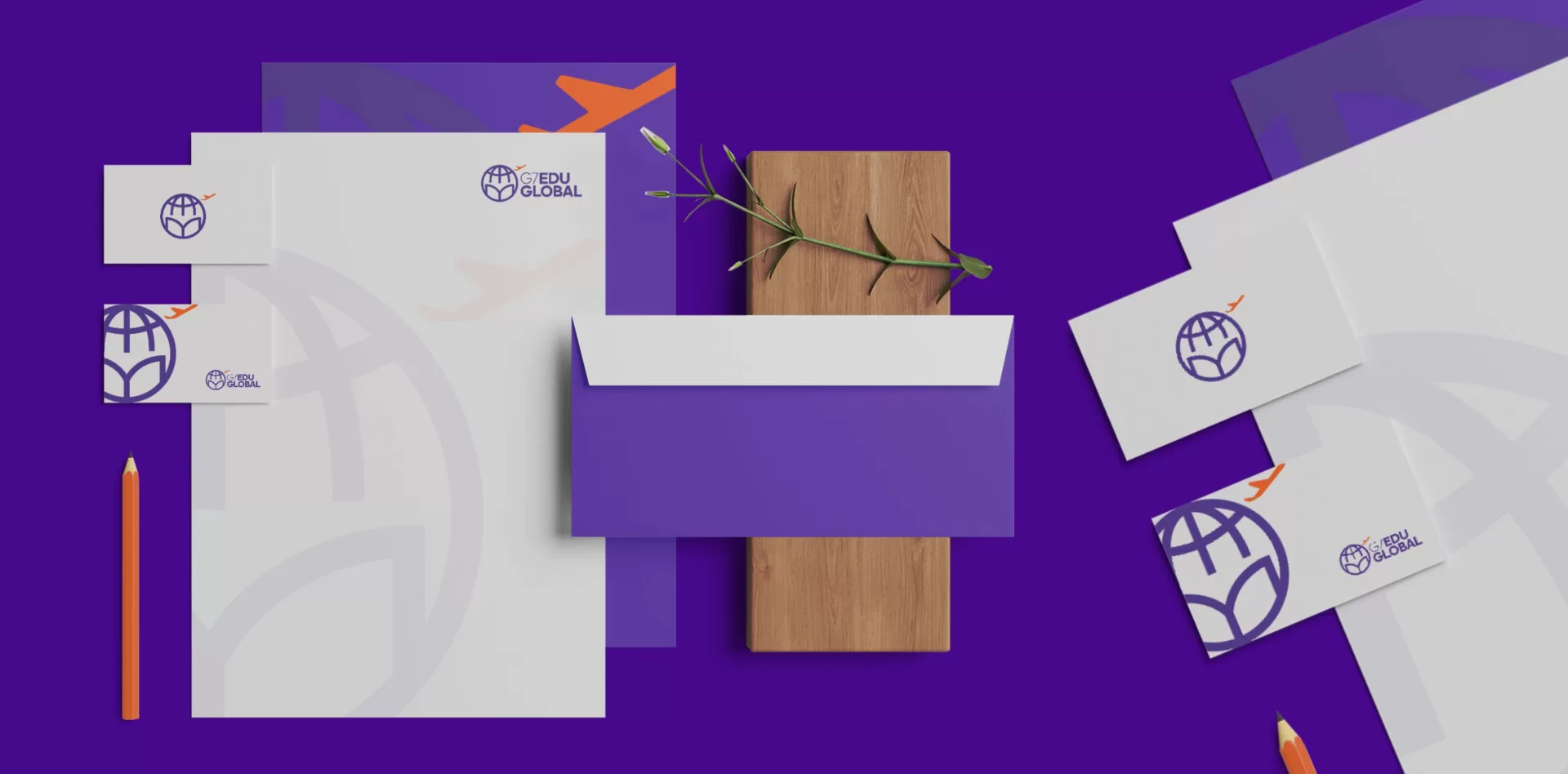 G7 EDU GLOBAL corporate stationery design system