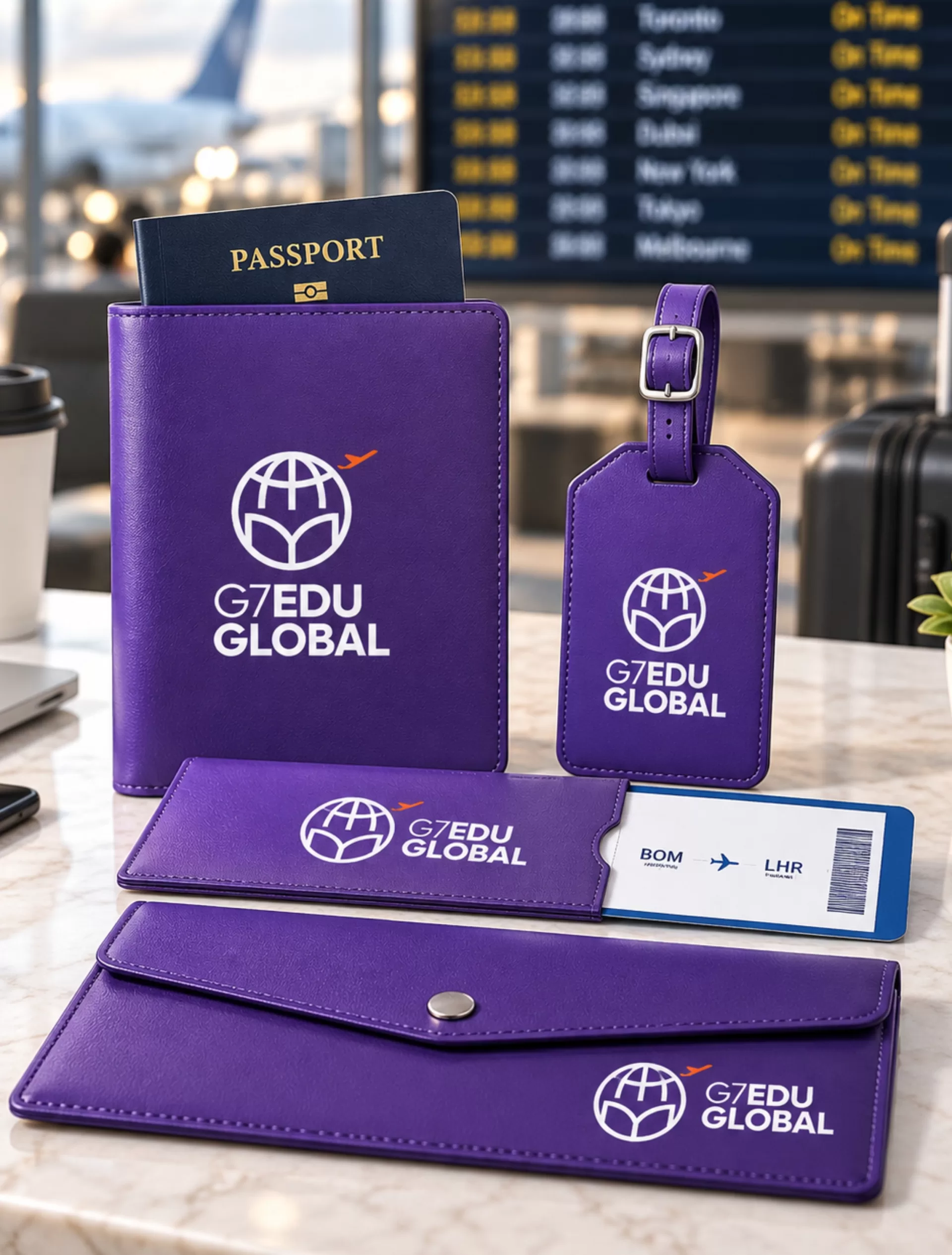 G7 EDU GLOBAL passport cover and travel accessories